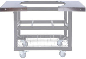 Primo Oval LG 300 XL 400 Stainless Steel Cart Side Shelves 369 - BetterPatio.com