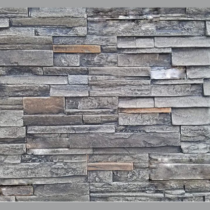 RTA Outdoor Living Built In Asado Stand and Stacked Stone and Stone Gray RTAC-K3-SG - BetterPatio.com
