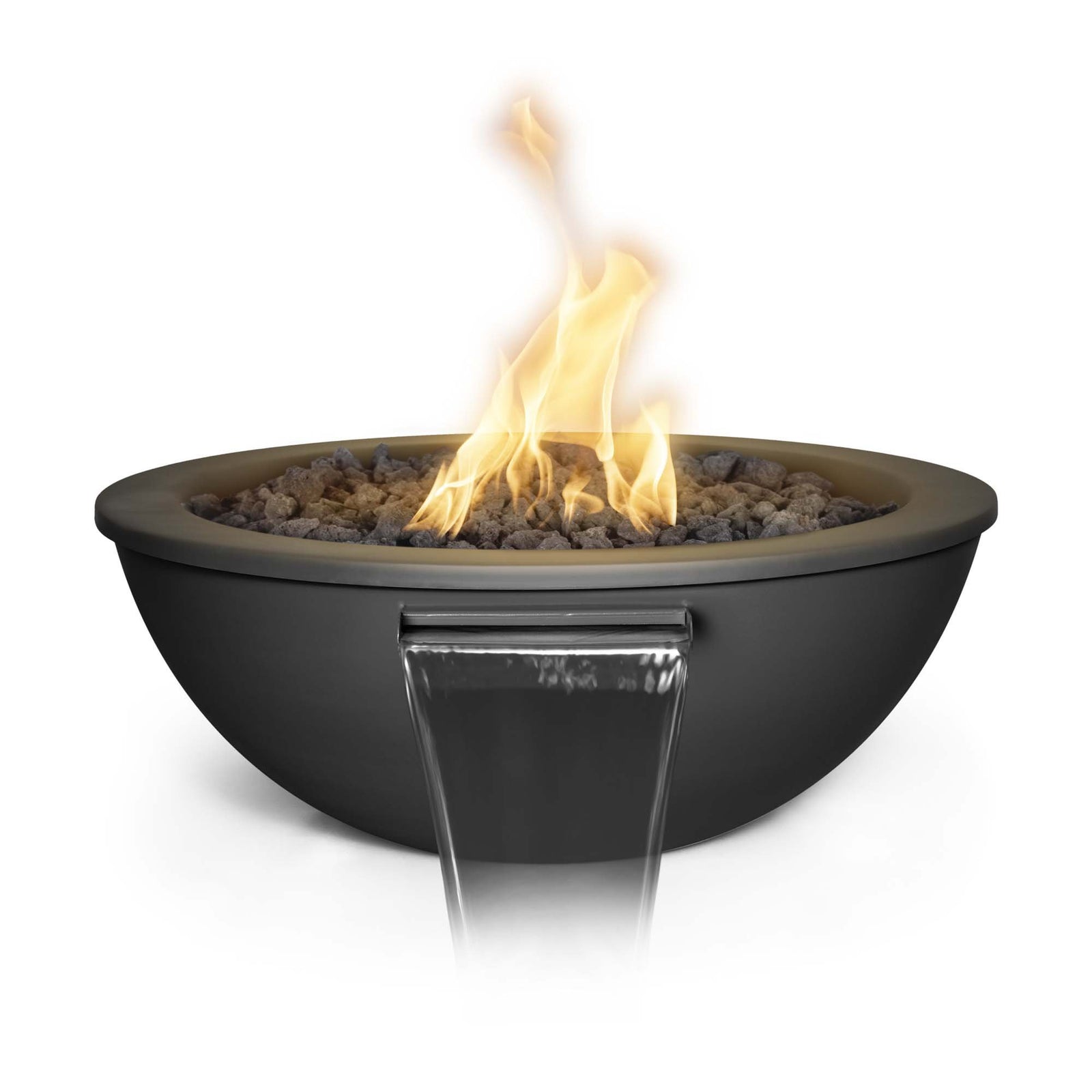 The Outdoor Plus 27" Sedona Powder Coated Fire and Water Bowl