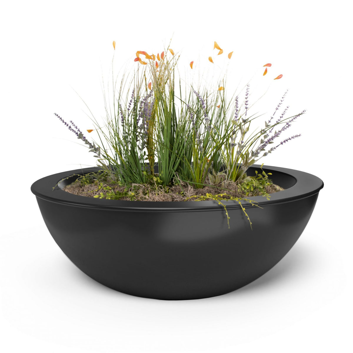 The Outdoor Plus 27" Sedona Powder Coated Planter Bowl