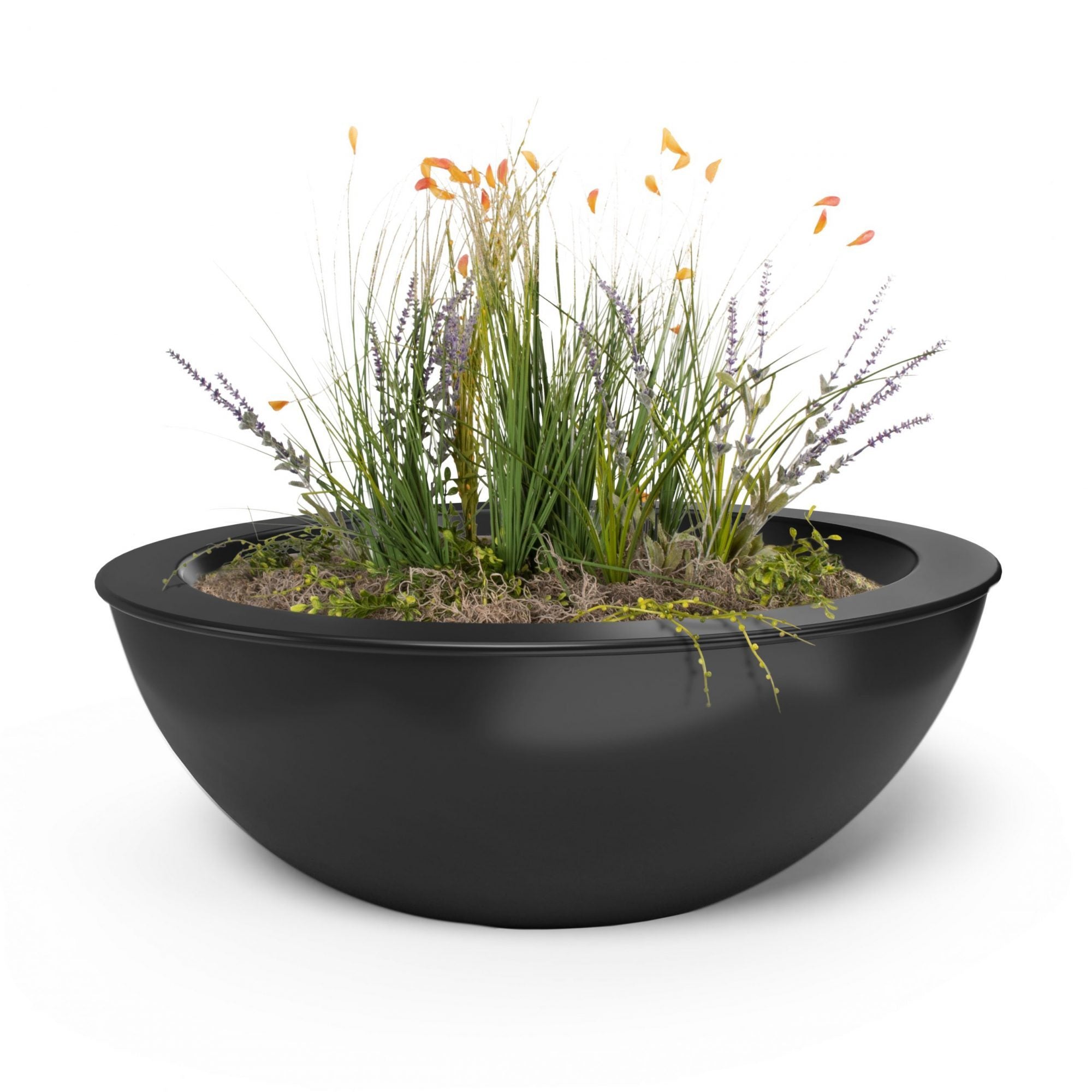 The Outdoor Plus 27" Sedona Powder Coated Planter Bowl