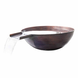 The Outdoor Plus 27" Sedona Hammered Copper Water Bowl