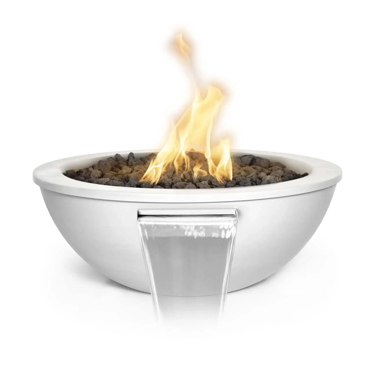 The Outdoor Plus 27" Sedona Powder Coated Fire and Water Bowl