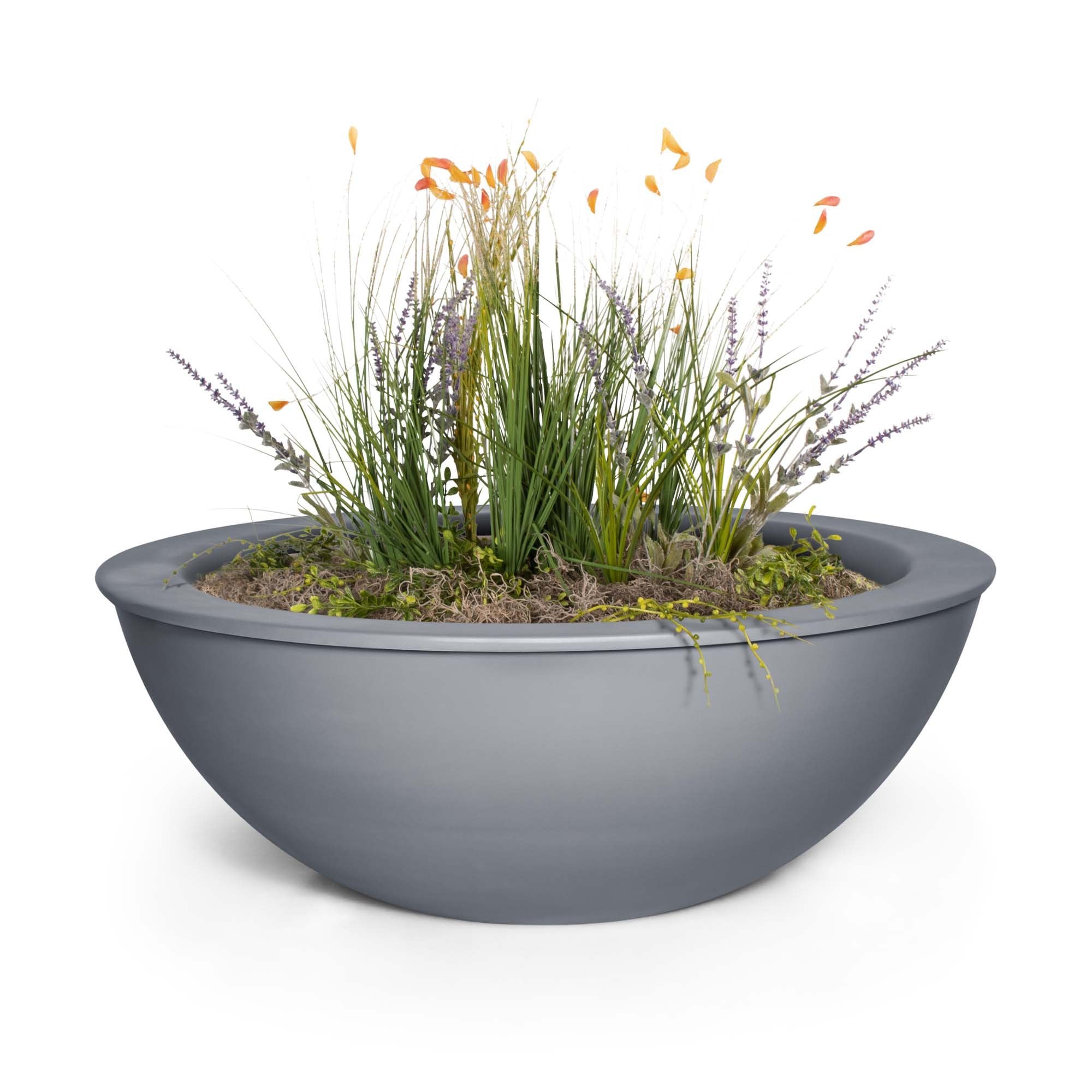 The Outdoor Plus 27" Sedona Powder Coated Planter Bowl