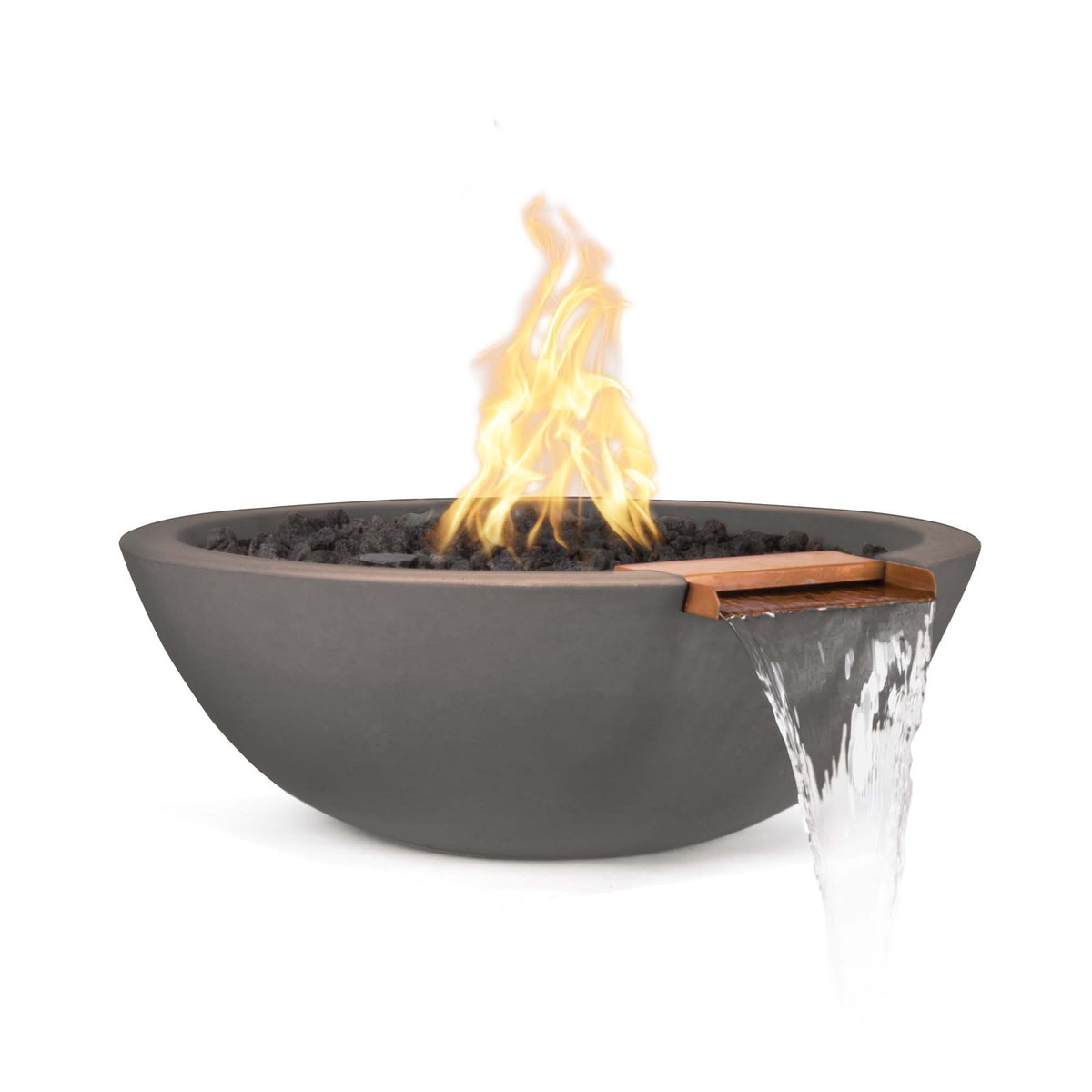 The Outdoor Plus 33" Sedona GFRC Fire &amp; Water Bowl