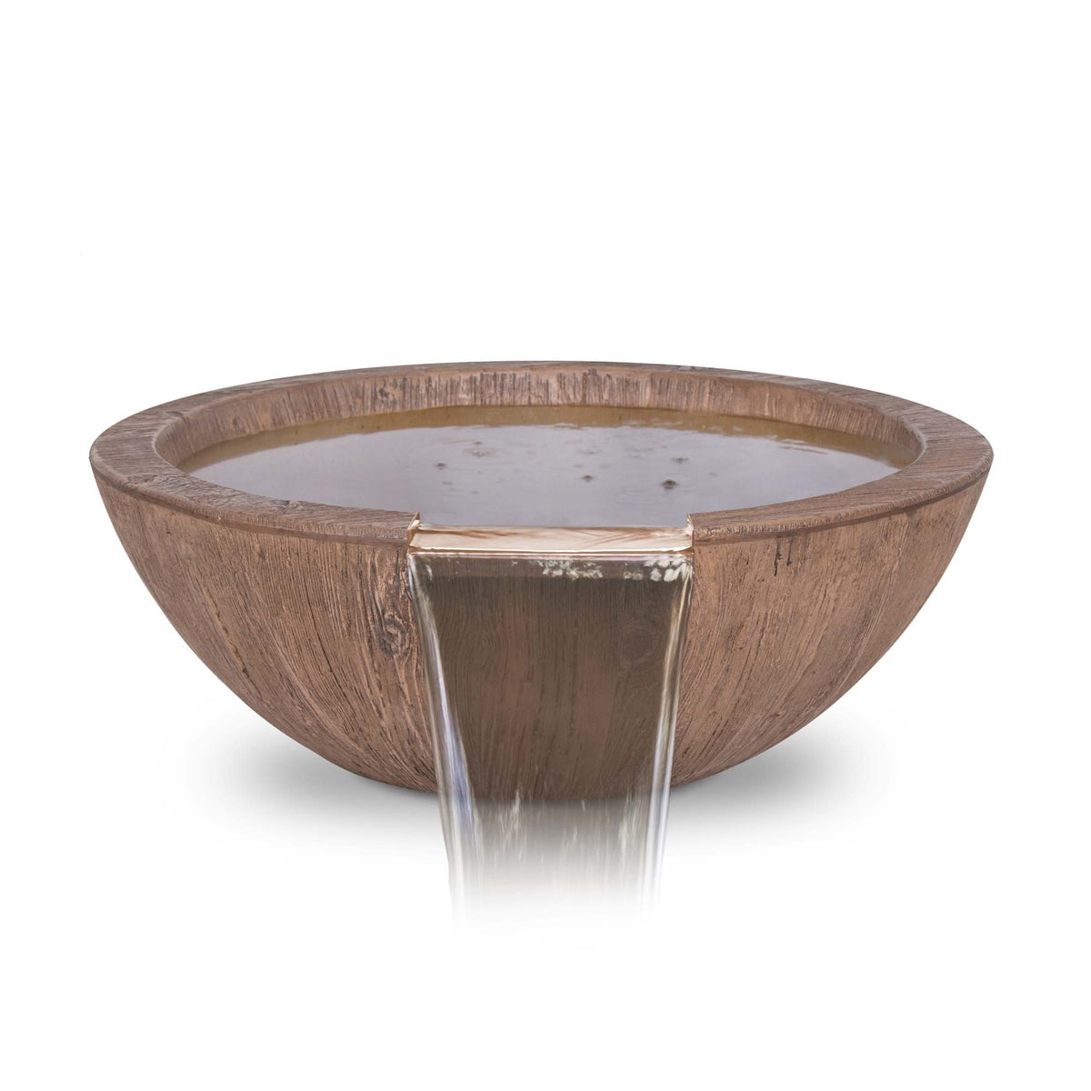 The Outdoor Plus 27" Sedona Wood Grain Water Bowl