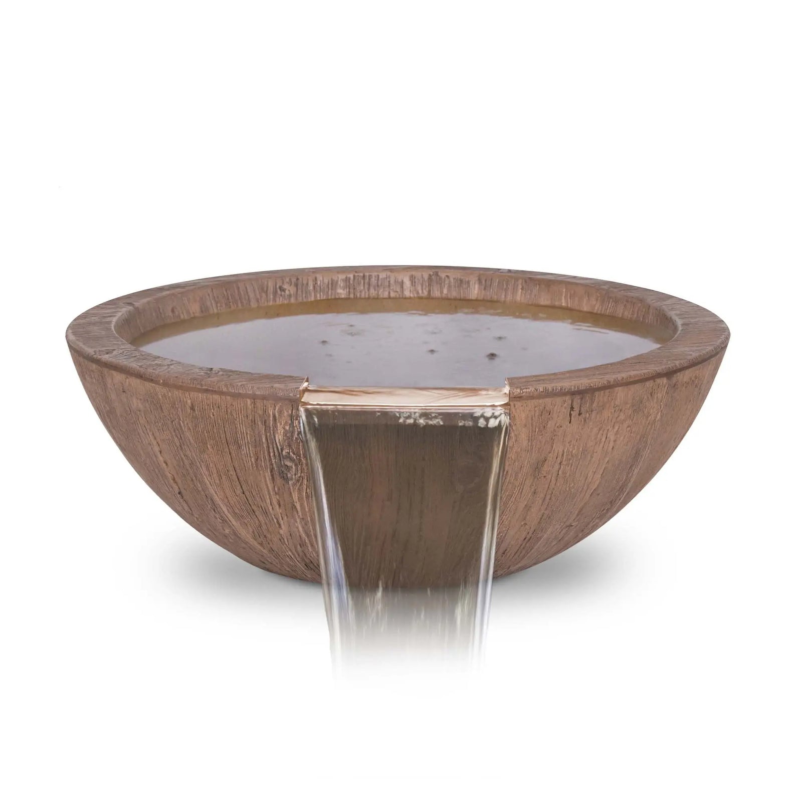 The Outdoor Plus 27" Sedona Wood Grain Water Bowl