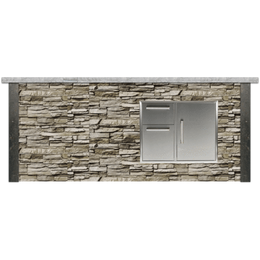 RTA Outdoor Living 8 ft Storage Bar Island RTAC-B8F-SG