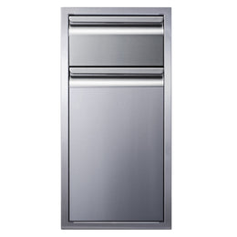 Memphis Wood Fire Grills Single Drawer and Trash