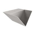 The Outdoor Plus 4" Single V Style Scupper - 316 Stainless Steel