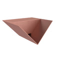 The Outdoor Plus 4" Single V Style Scupper - Copper
