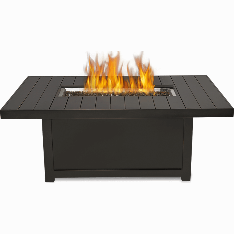 Napoleon St. Tropez Rectangle Patioflame Table STTR1BZ - BetterPatio.com