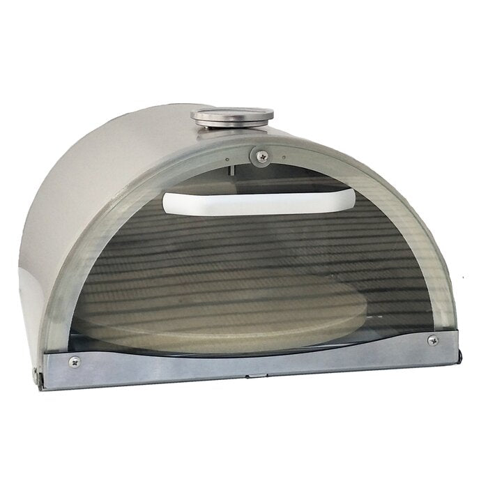 Mont Alpi Stainless Steel Side Burner Pizza Oven MASBP - BetterPatio.com