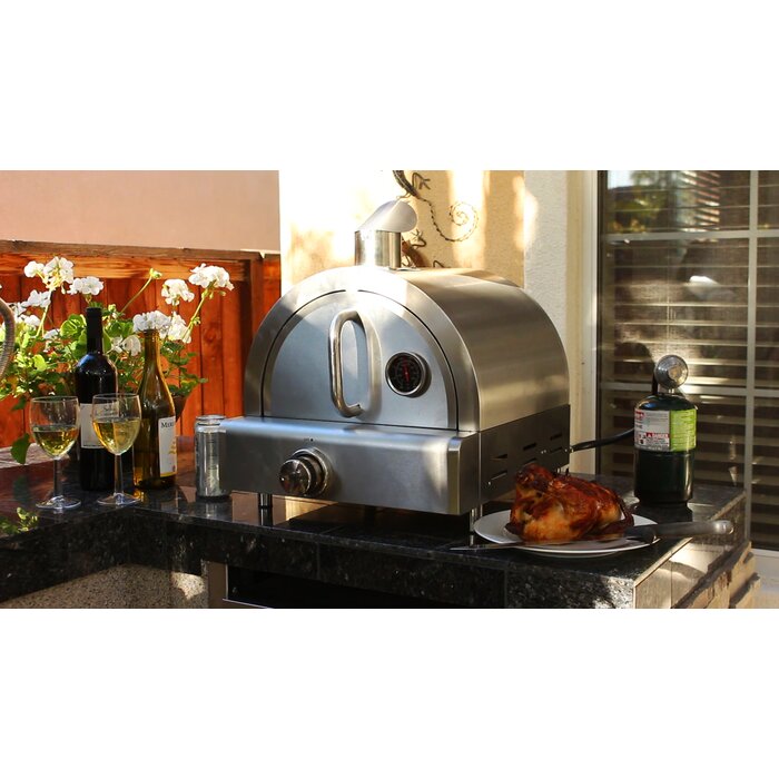 Mont Alpi Portable Table Top Stainless Steel Pizza Oven MAPZ-SS - BetterPatio.com