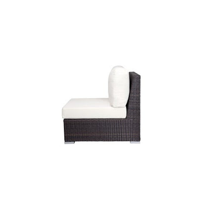 Source Furniture Lucaya Armless Chair, Espresso - BetterPatio.com