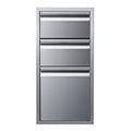 Memphis Wood Fire Grills Three Drawer Stack 15 inch