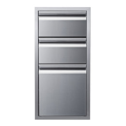 Memphis Wood Fire Grills Three Drawer Stack 15 inch