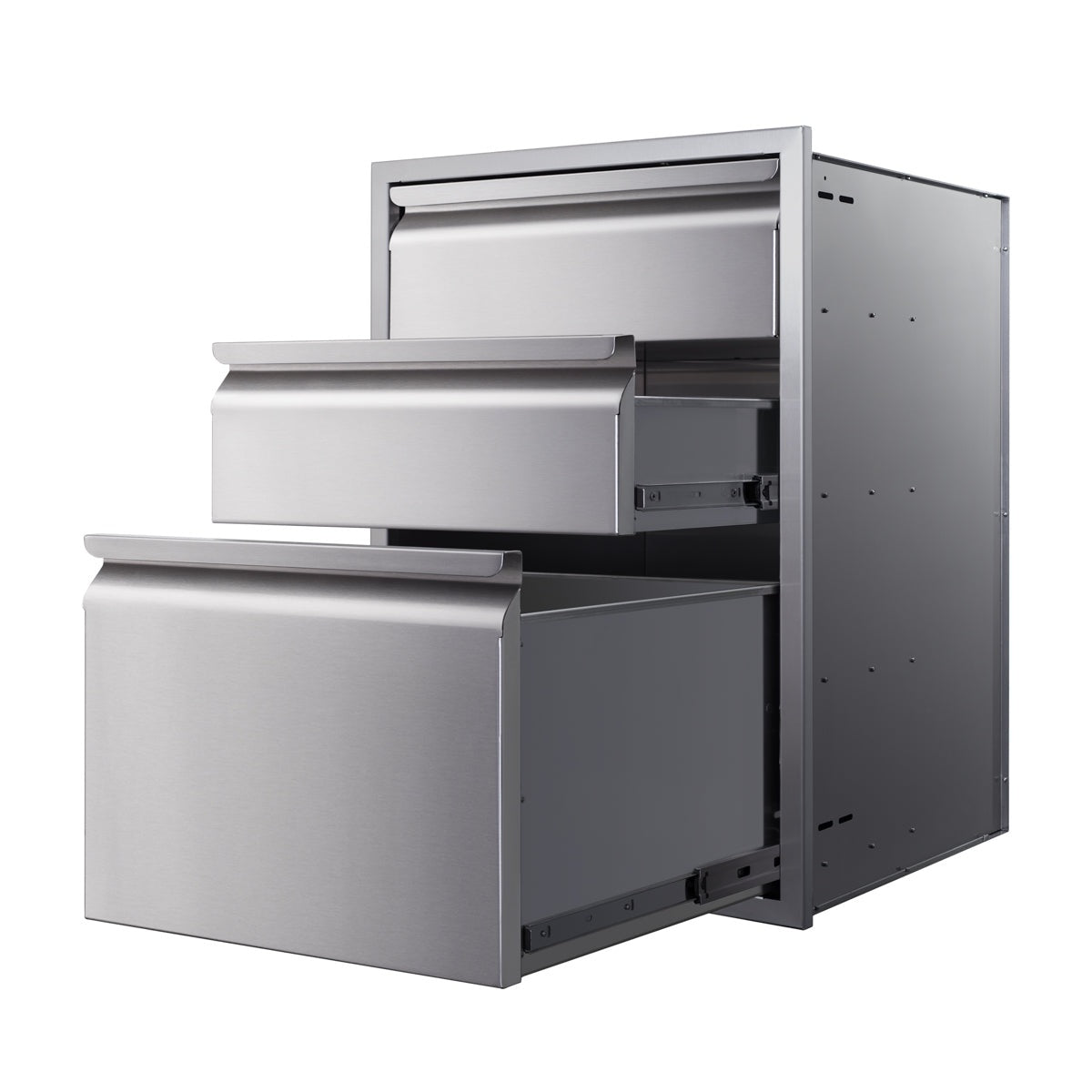 Memphis Wood Fire Grills Three Drawer Stack 21 inch - BetterPatio.com