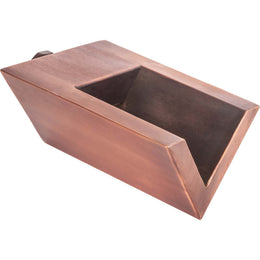 The Outdoor Plus V-Shaped Scupper 8" - Copper