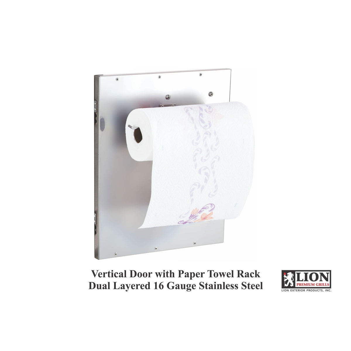 Vertical Door with Towel Rack