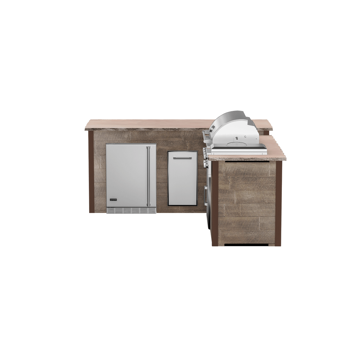 Weathered Wood Brown, Left