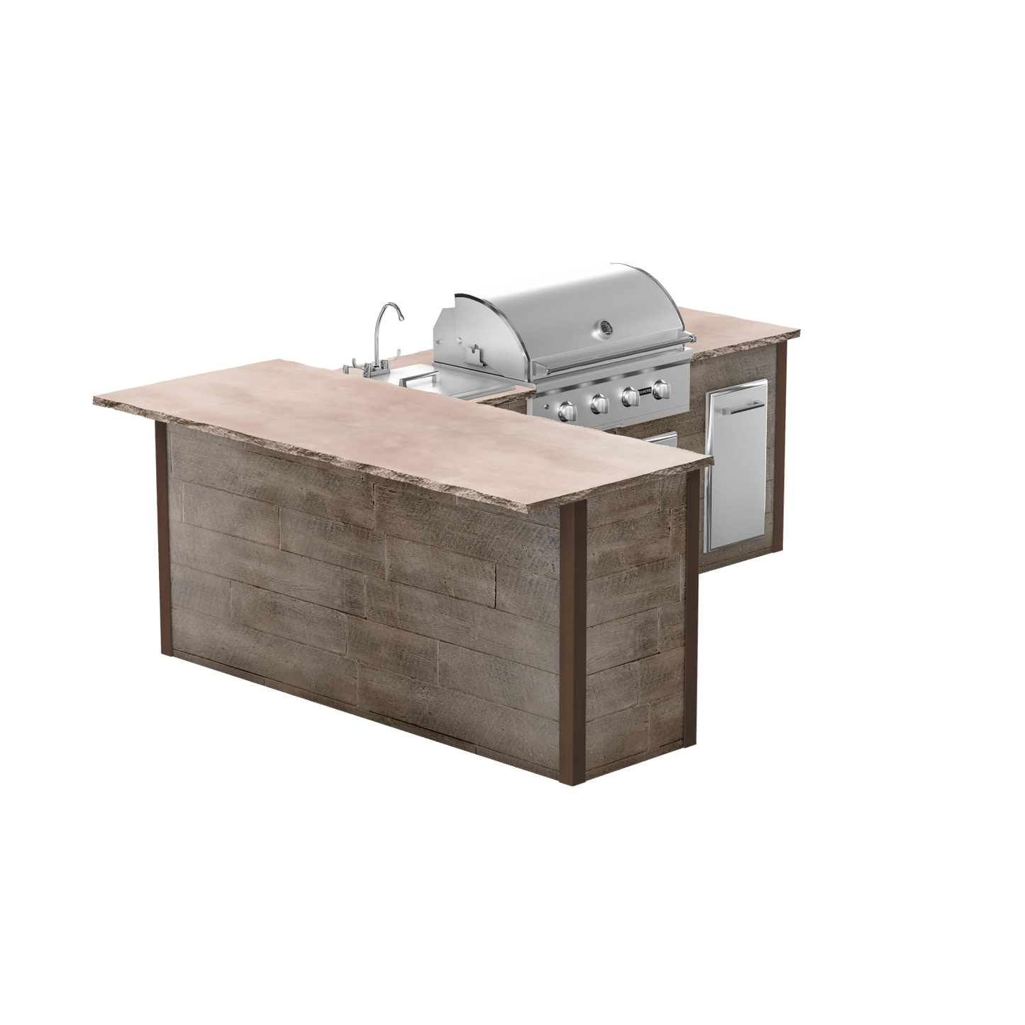 Weathered Wood Brown, Left