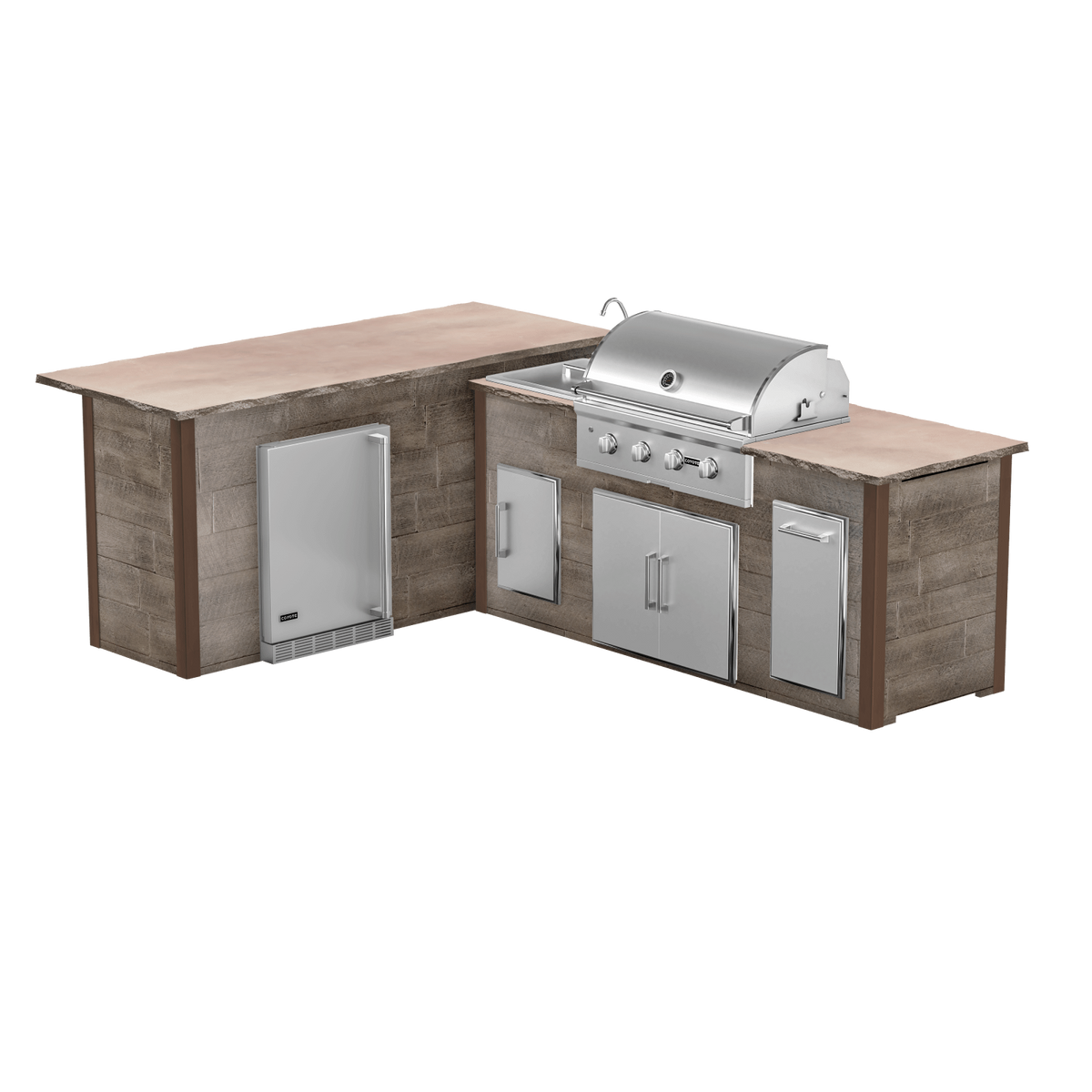 Weathered Wood Brown, Left