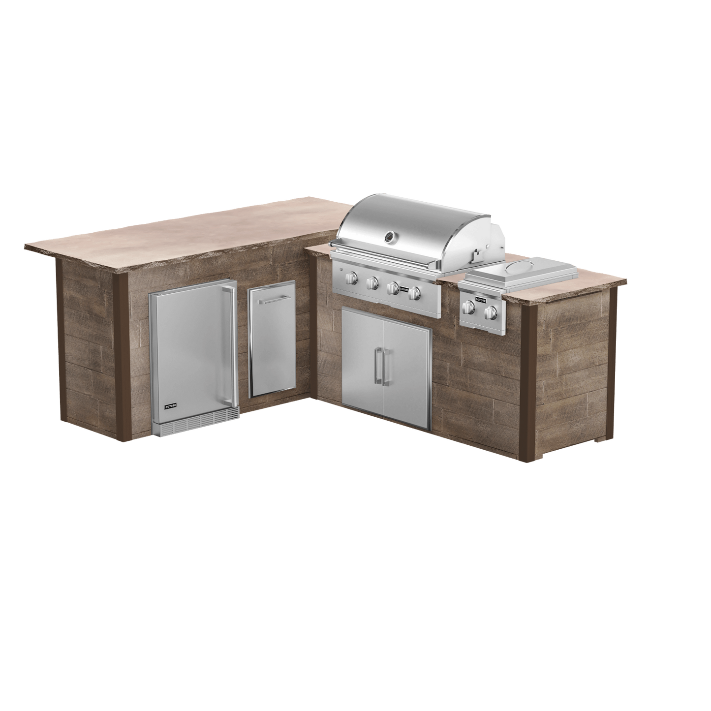 Weathered Wood Brown, Left