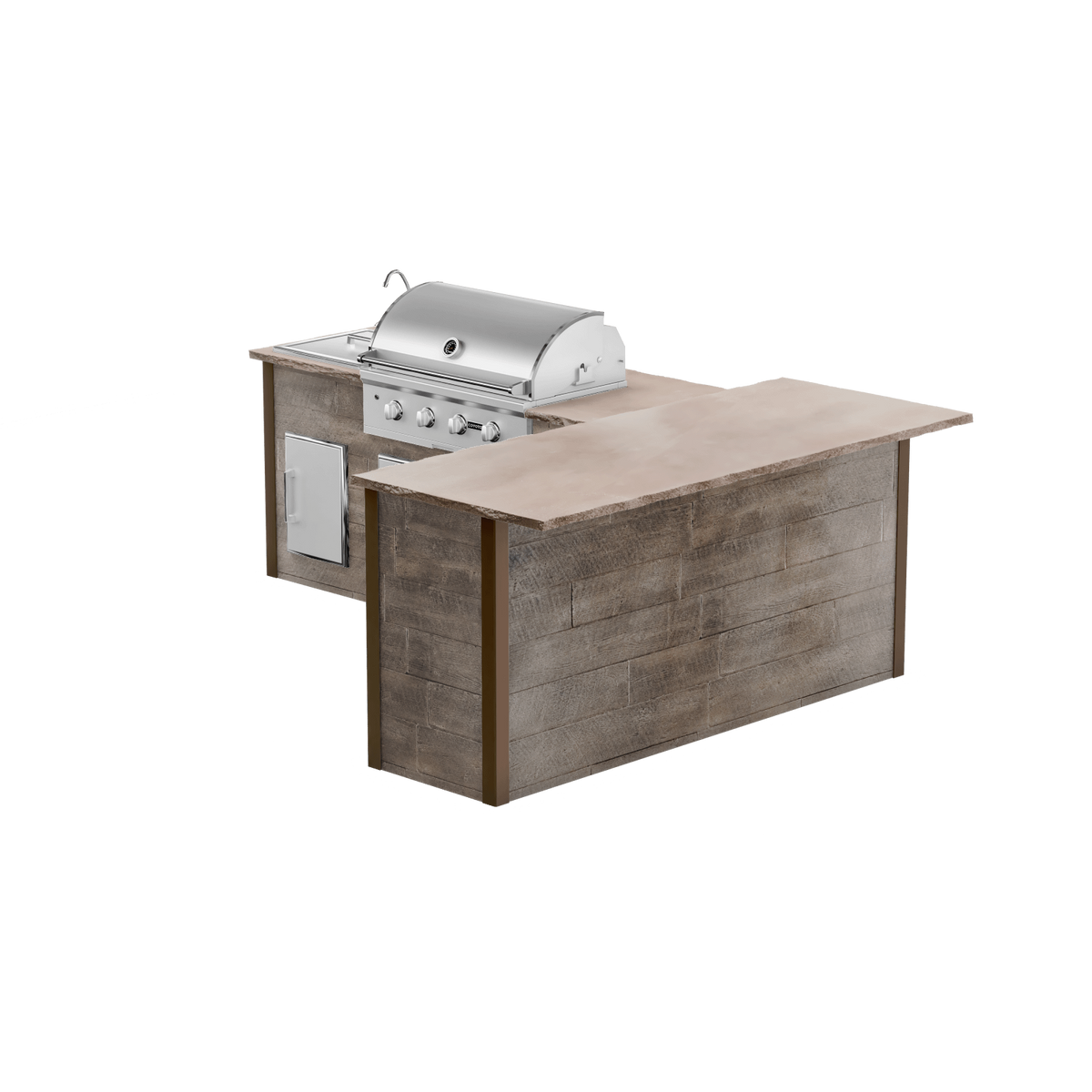 Weathered Wood Brown, Right