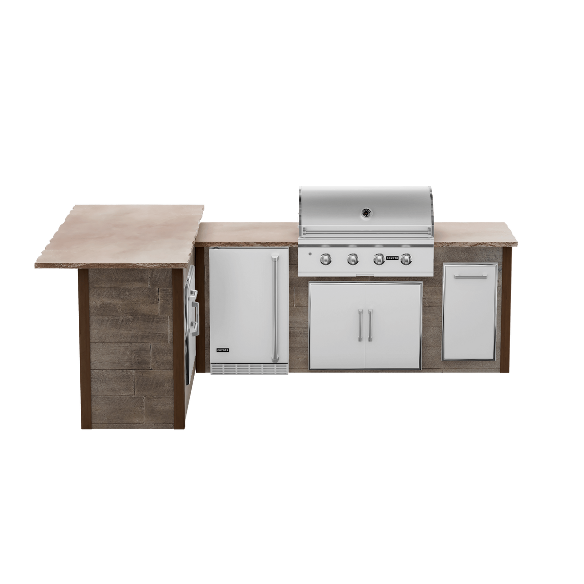 Weathered Wood Brown, Left