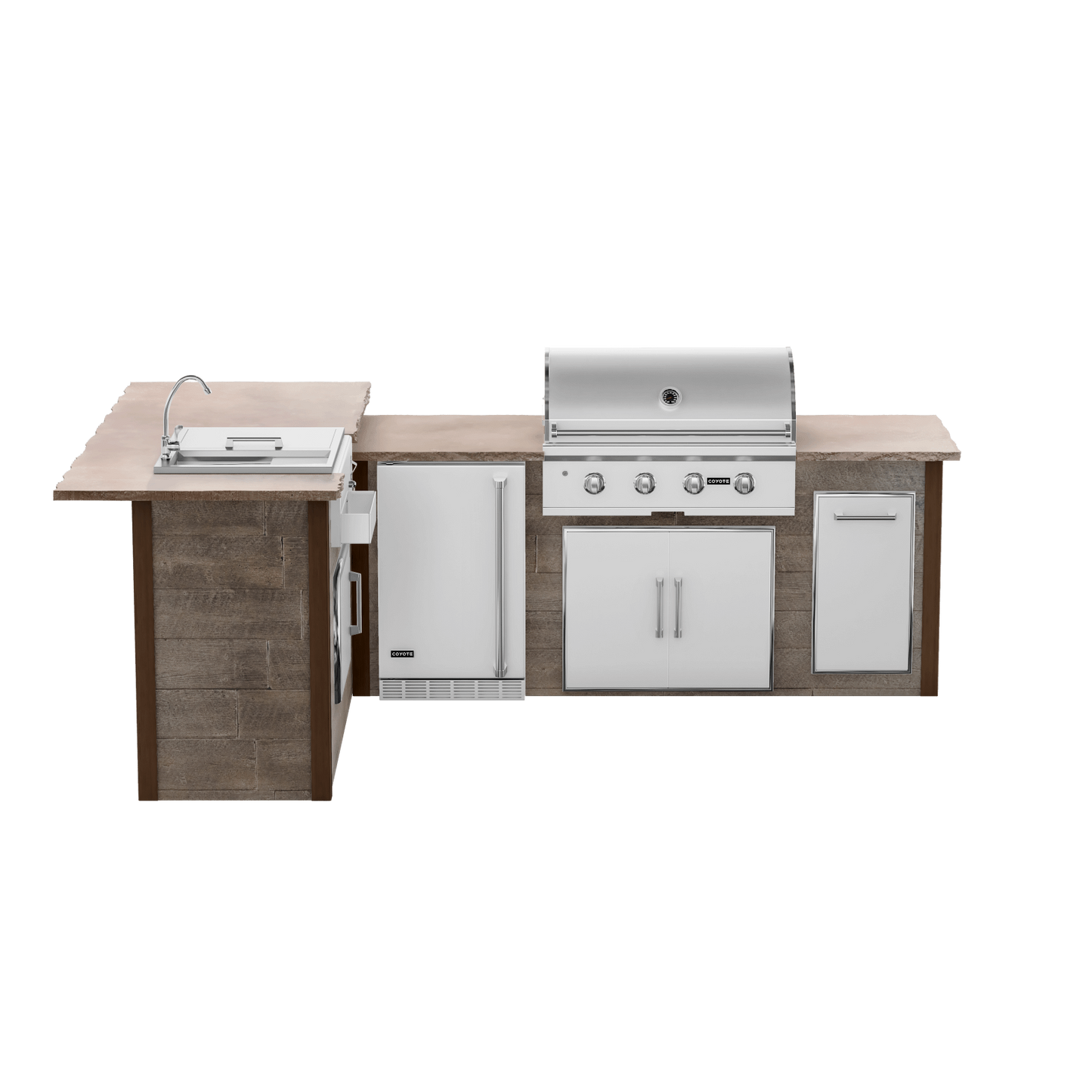 Weathered Wood Brown, Left