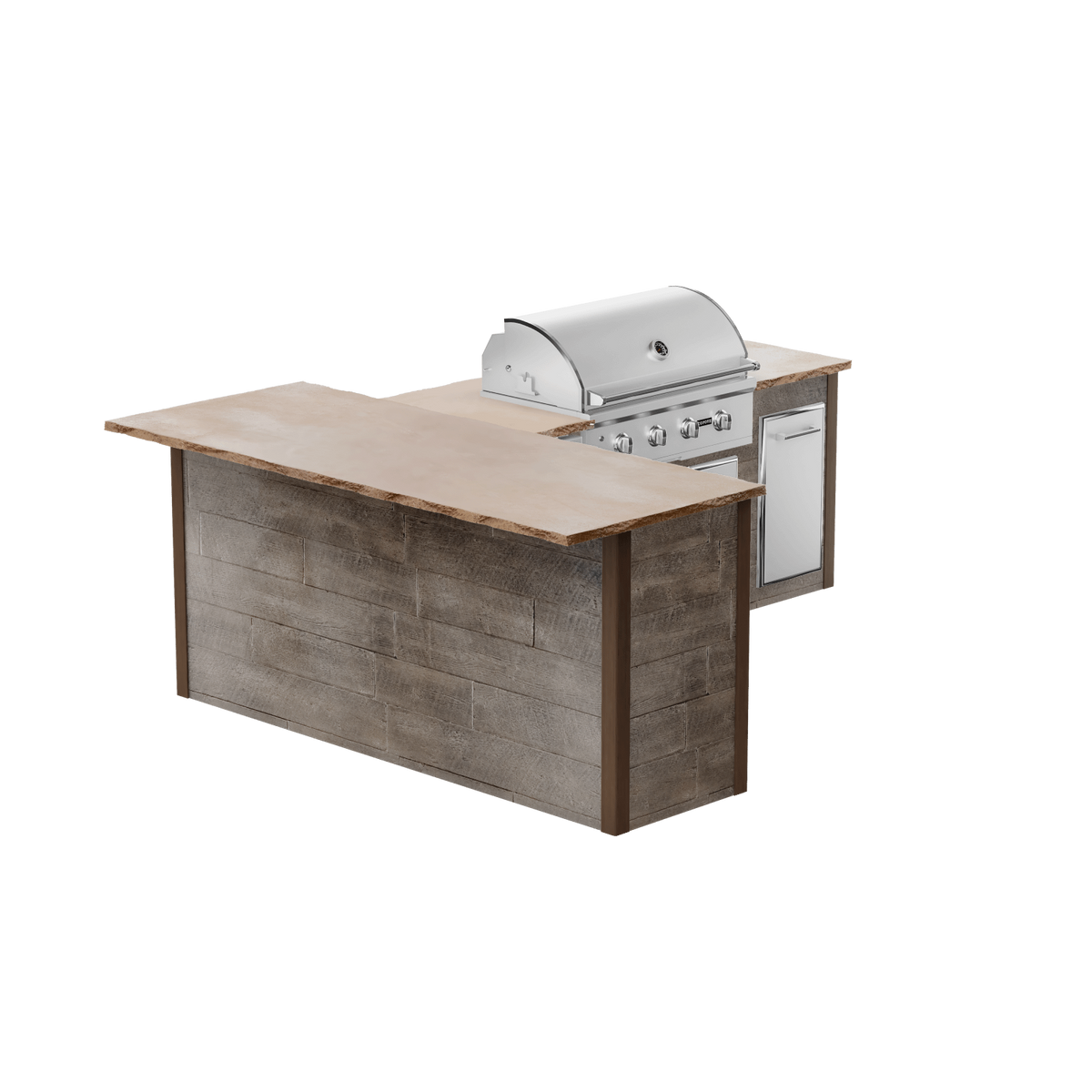 Weathered Wood Brown, Left