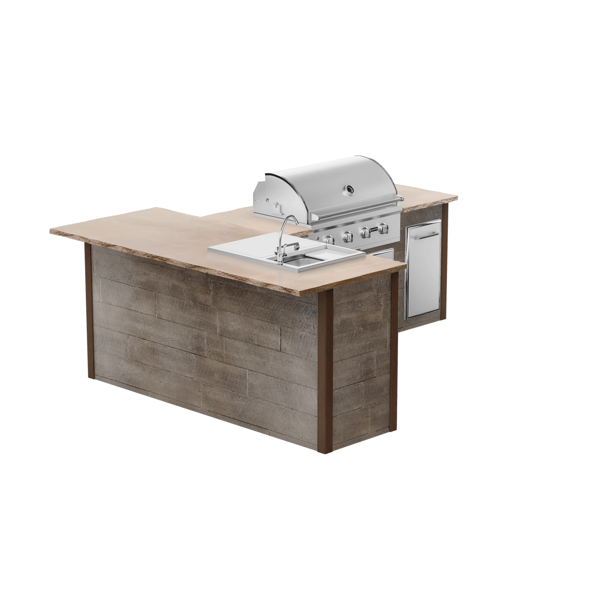 Weathered Wood Brown, Left