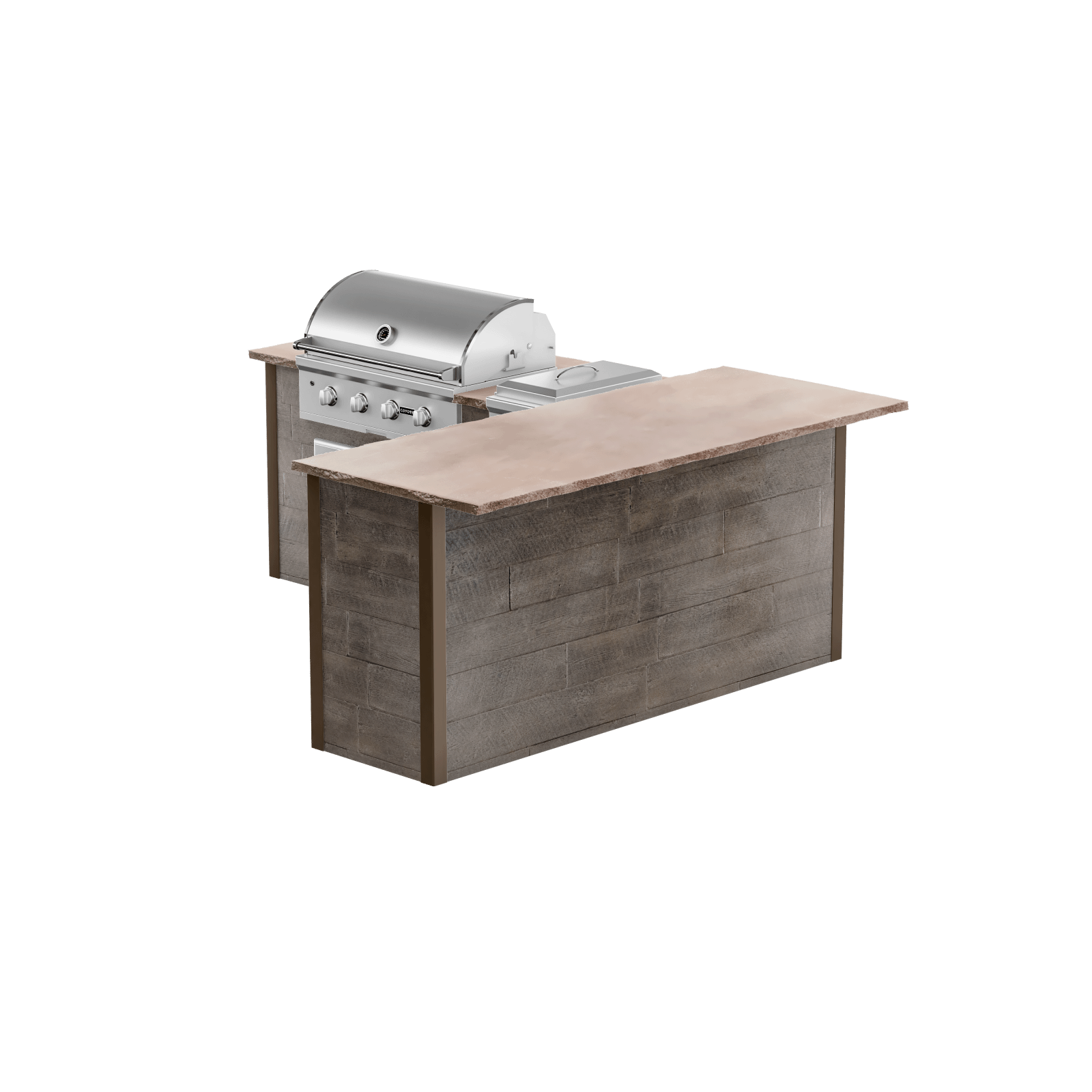 Weathered Wood Brown, Right