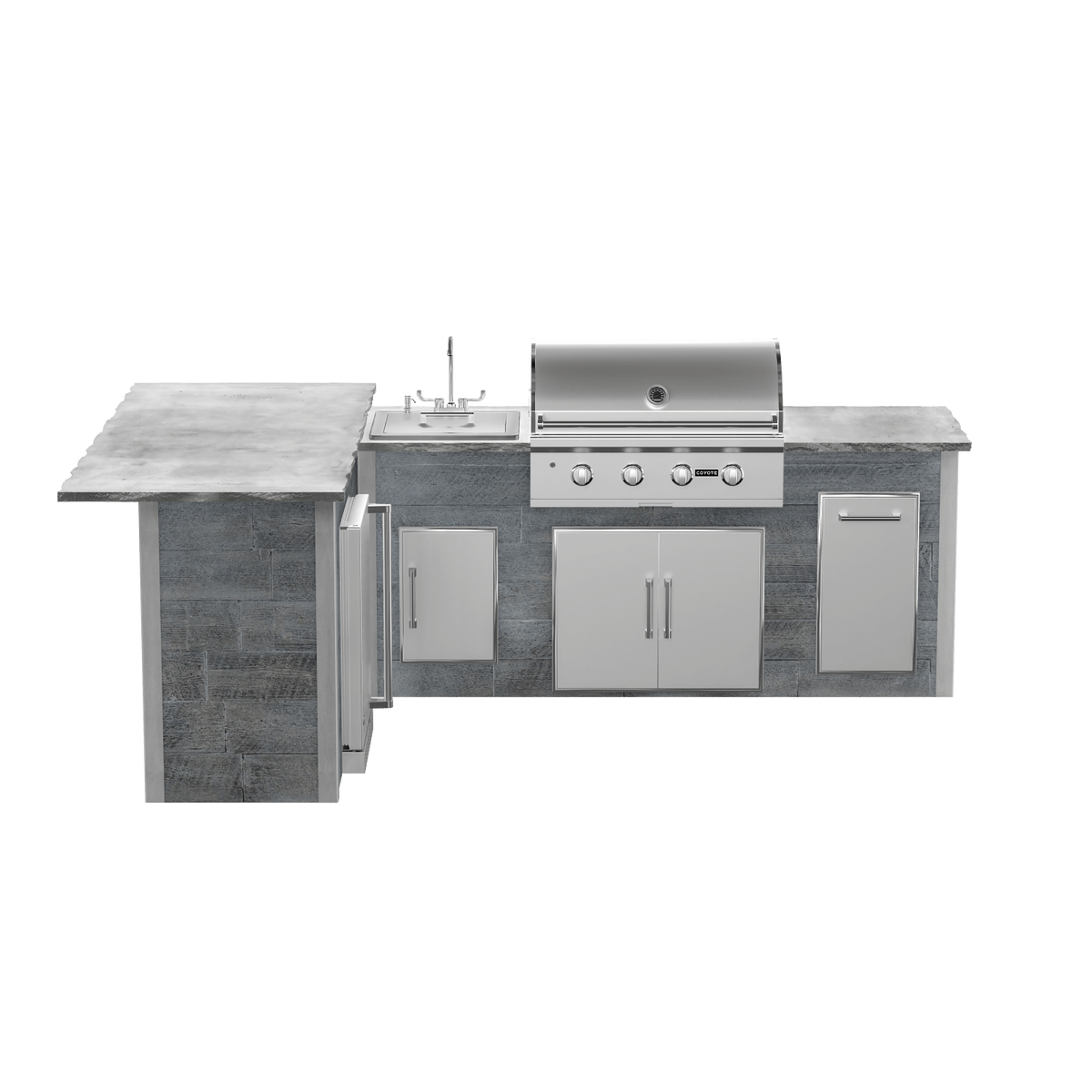 Weathered Wood Gray, Left