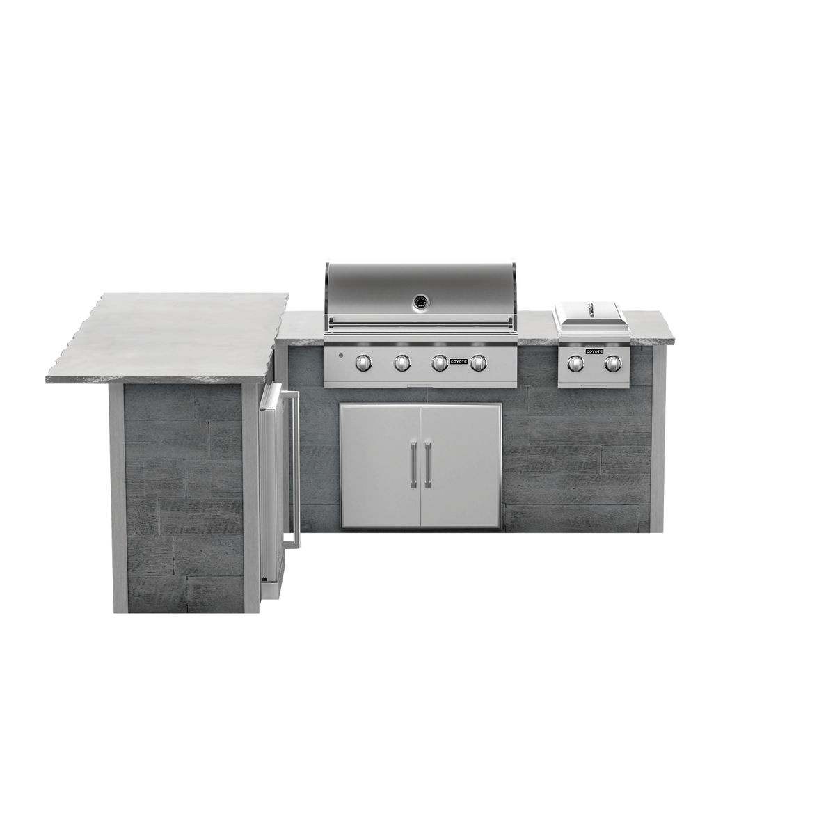 Weathered Wood Gray, Left