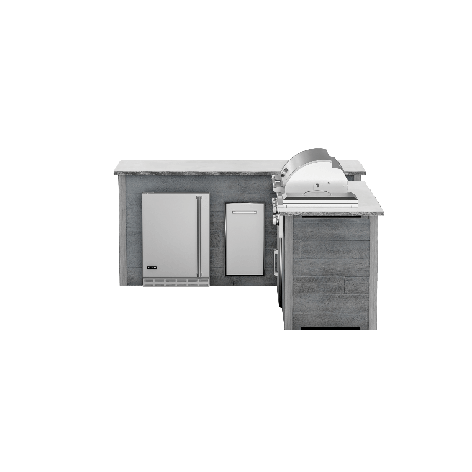 Weathered Wood Gray, Left
