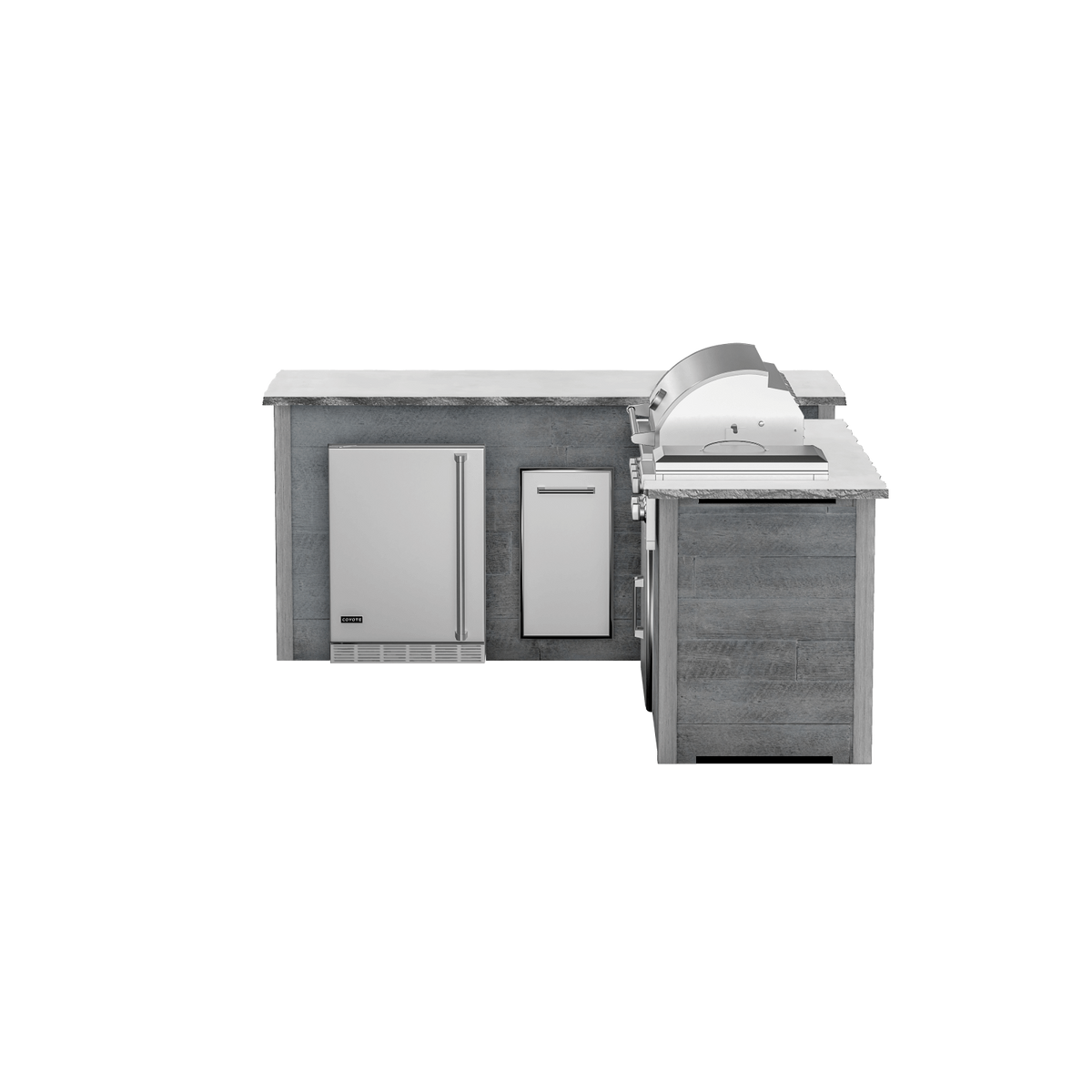 Weathered Wood Gray, Left