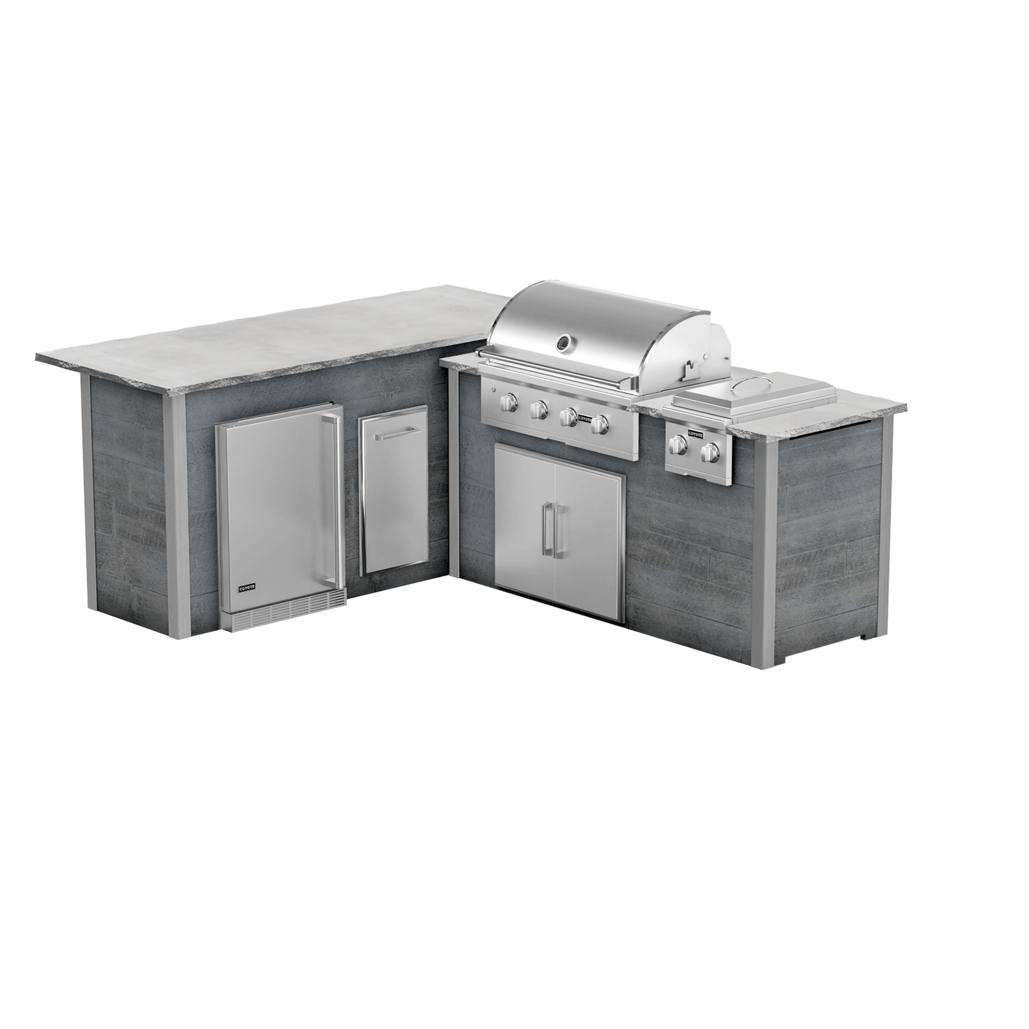 Weathered Wood Gray, Left