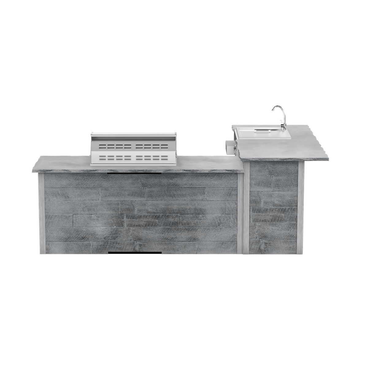 Weathered Wood Gray, Left