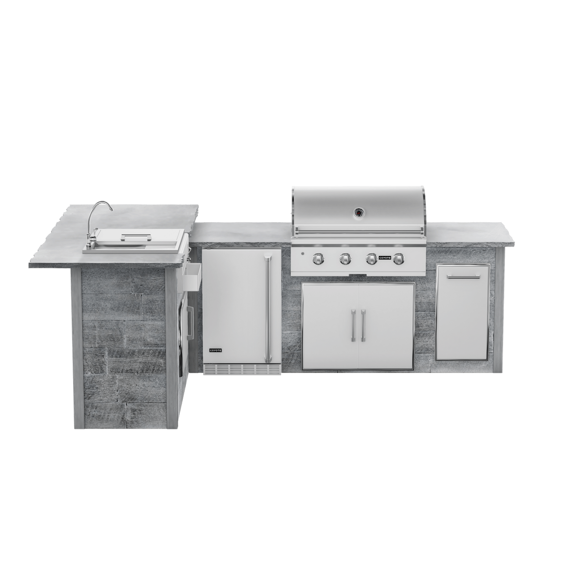 Weathered Wood Gray, Left