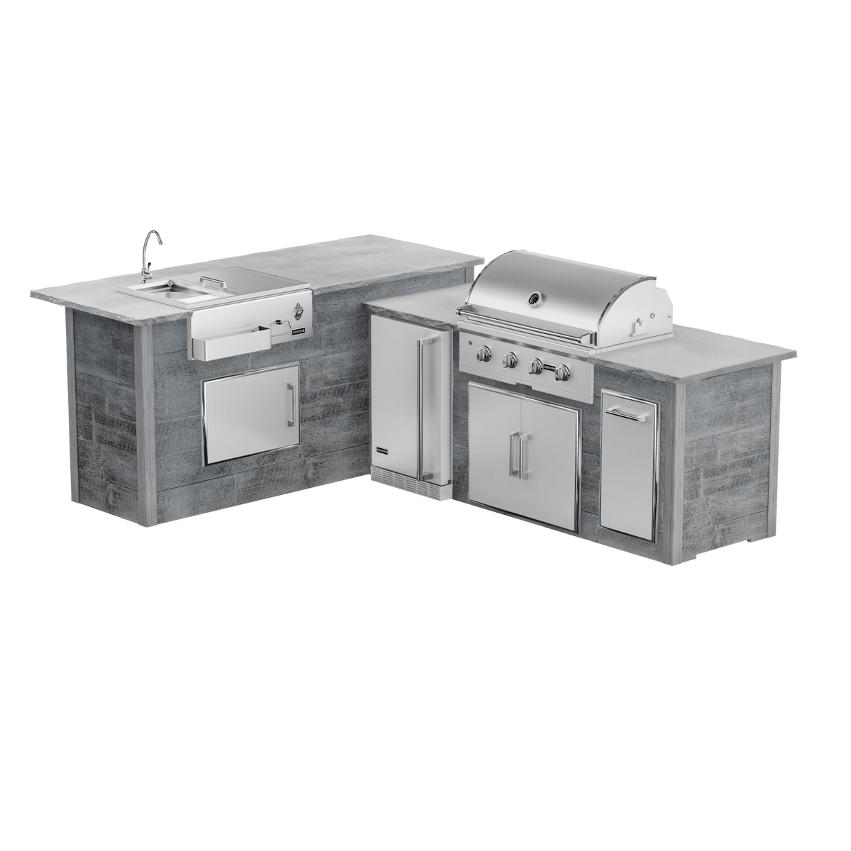 Weathered Wood Gray, Left