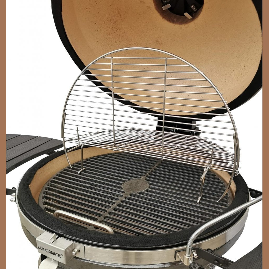 Vision Grills Elite Series XR402 Deluxe Kamado Black - AP1-T10 - BetterPatio.com