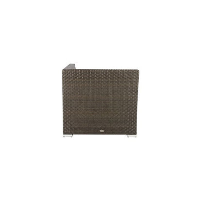 Source Furniture Lucaya Corner Sectional Square, Espresso - BetterPatio.com