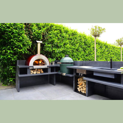 Alfa Pizza OvensAlfa 5 Minuti Pizza Oven FX5MIN-LRAM-T+BF-5MINUTI-NER- BetterPatio.com
