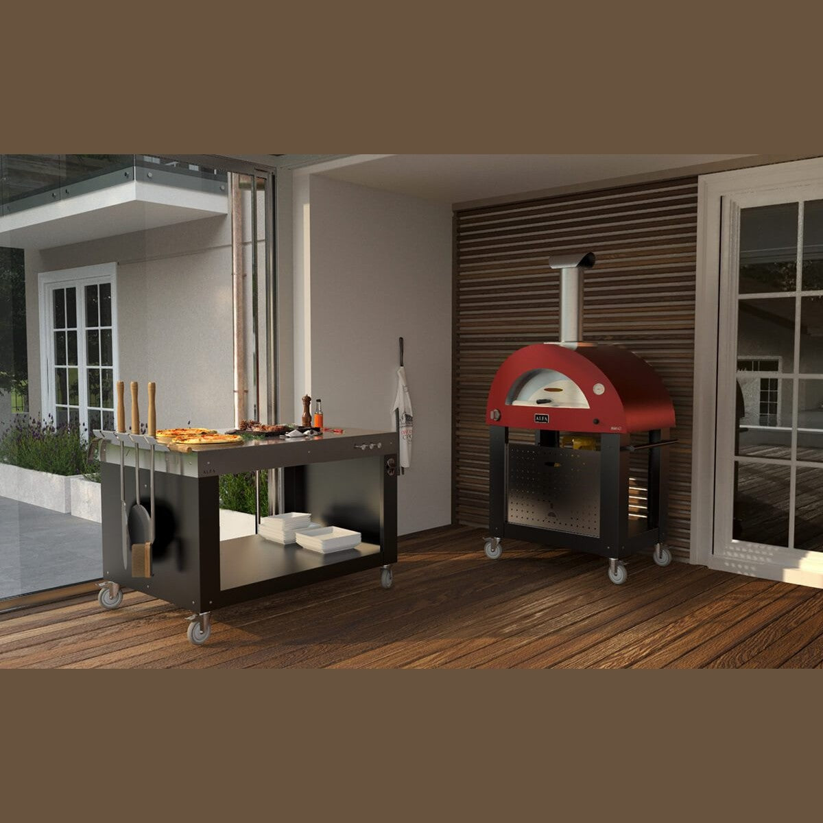 Alfa Pizza OvensAlfa Brio Pizza Oven FXBRIO-GROA-U+BF-BRIO-NER- BetterPatio.com