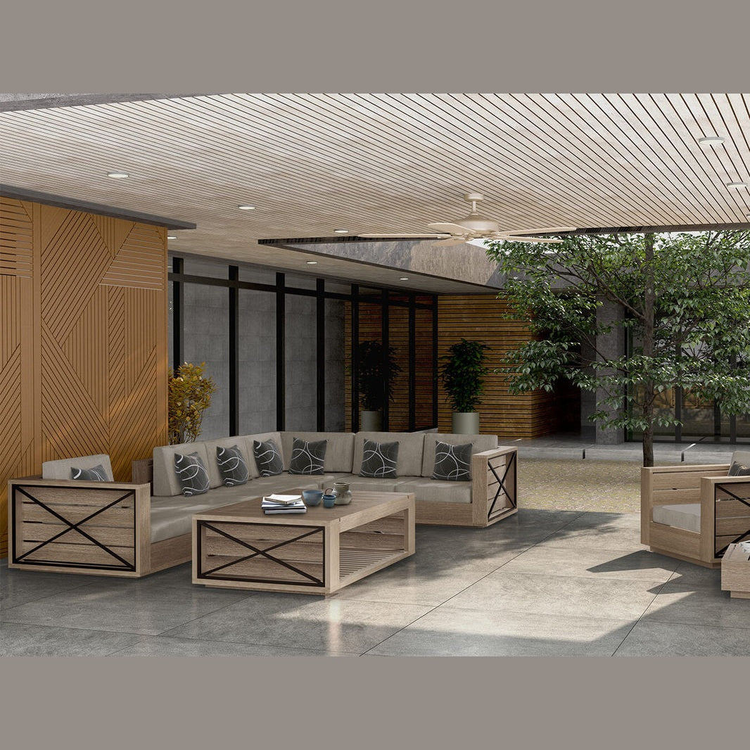 Douglas Nance Algarve Deep Seating Ottoman DN2515 - BetterPatio.com