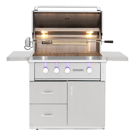 Summerset Alturi 36 Inch Freestanding Grill CART-ALT36 - BetterPatio.com