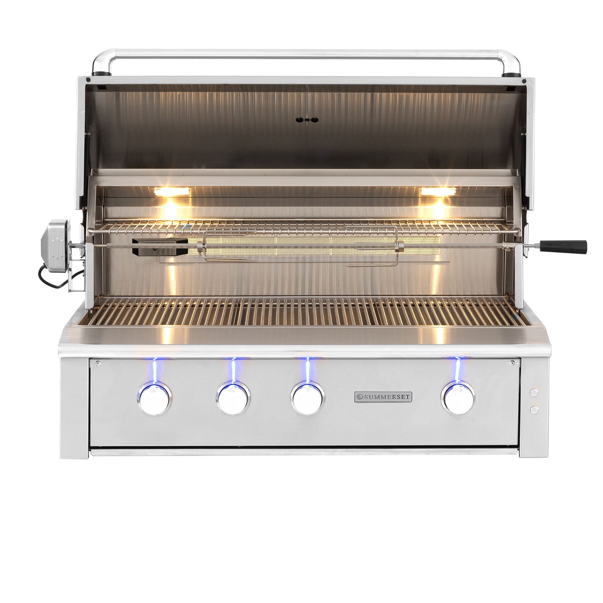 Summerset Alturi 42 inch Built-in Liquid Propane Grill with Stainless Steel 304 Stainless Steel Main Burners & Rotisserie Back Burner ALT42-LP - BetterPatio.com