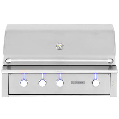 Summerset Alturi 42 inch Built-in Natural Gas Grill with Stainless Steel 304 Stainless Steel Main Burners & Rotisserie Back Burner ALT42-NG - BetterPatio.com